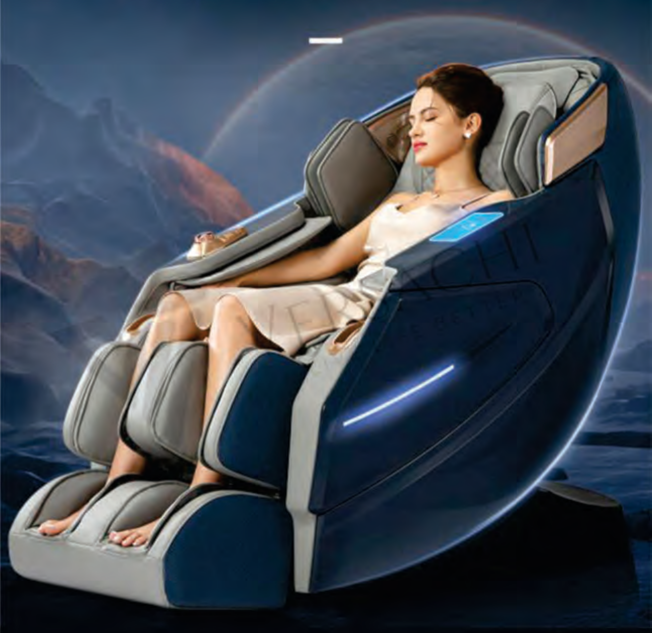 VS-987 Blue Full Body Massage Chair